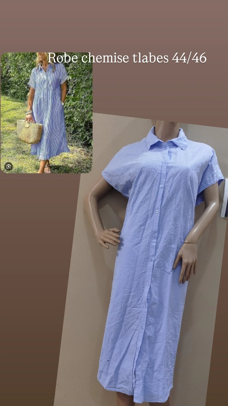 Robe chemise 