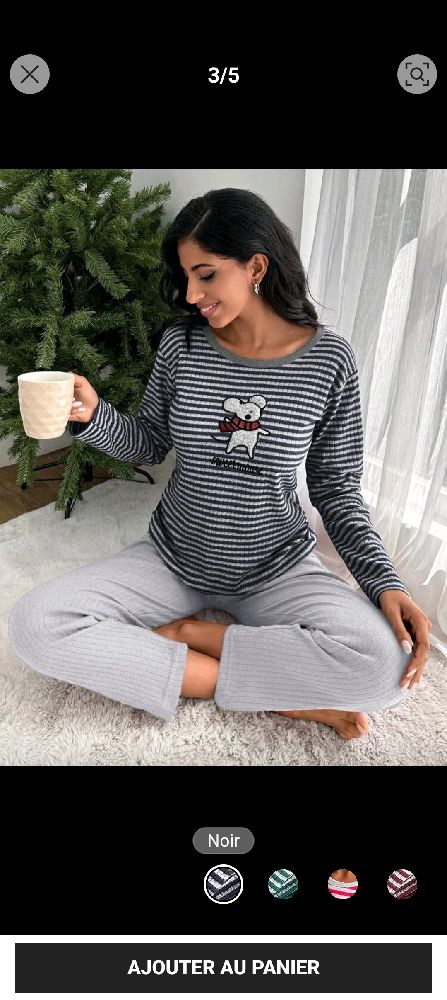 Pyjama 100% coton Shein 