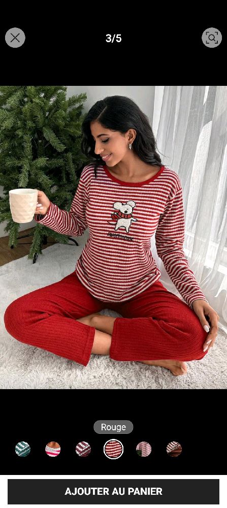 Pyjama 100% coton Shein 