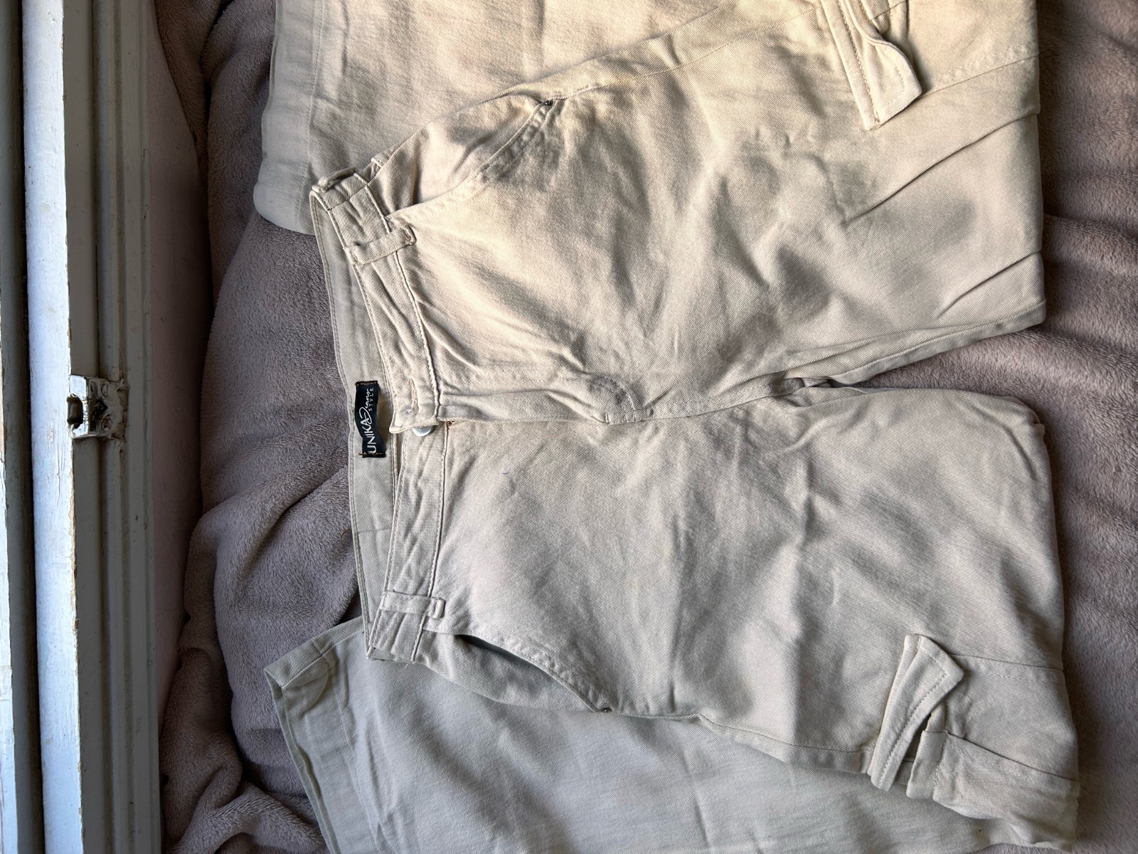Beige cargo pants