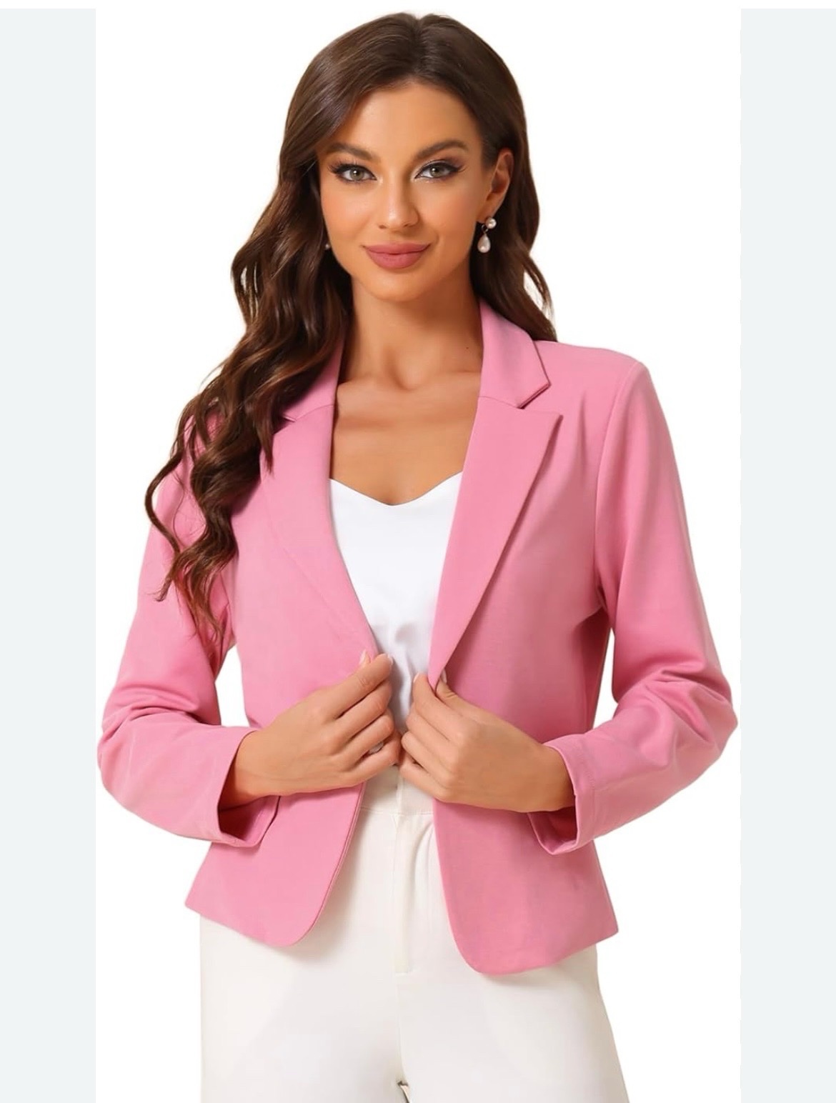 Blazer rose courte