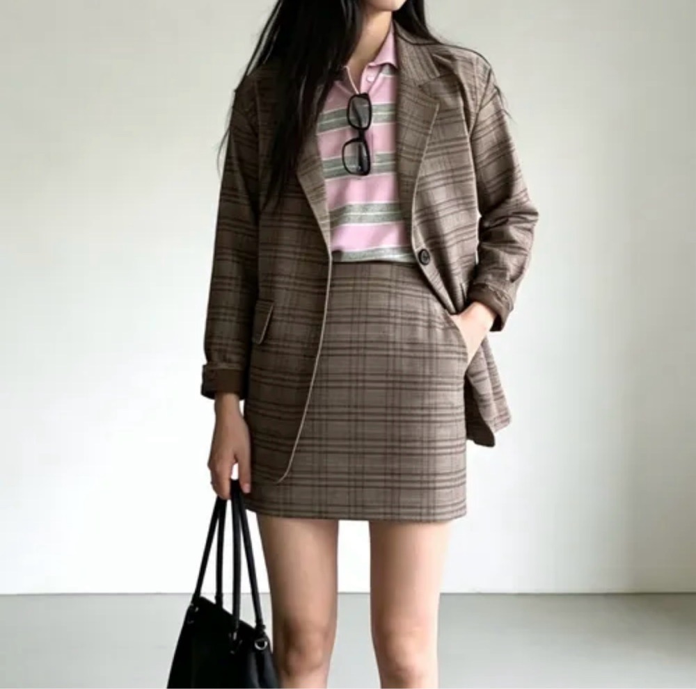 Ensemble : blazer+jupe