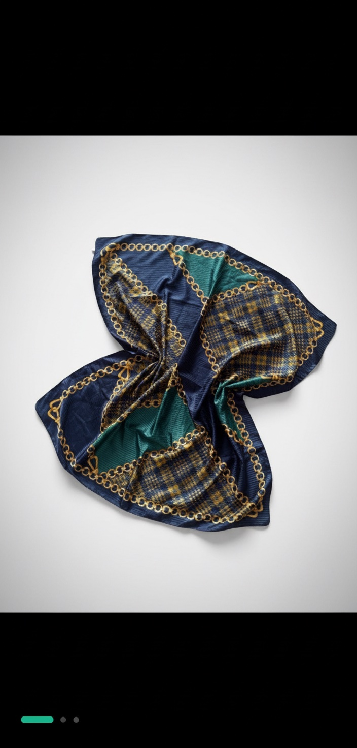 Foulard bleu