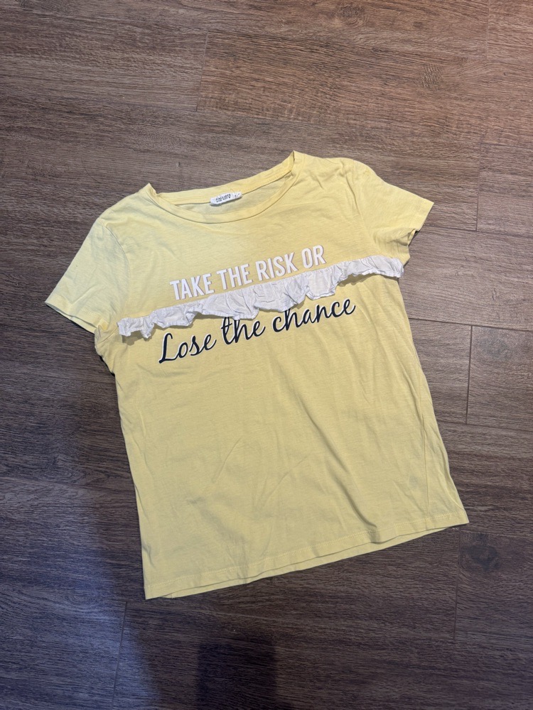 Joli haut jaune S