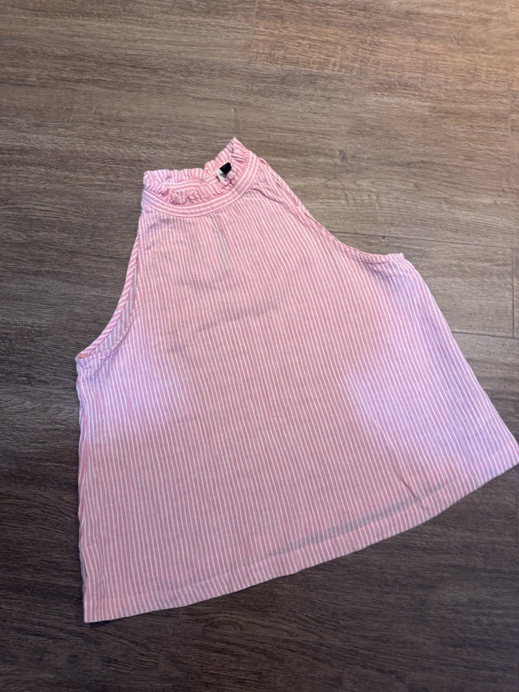 Haut rayé rose M