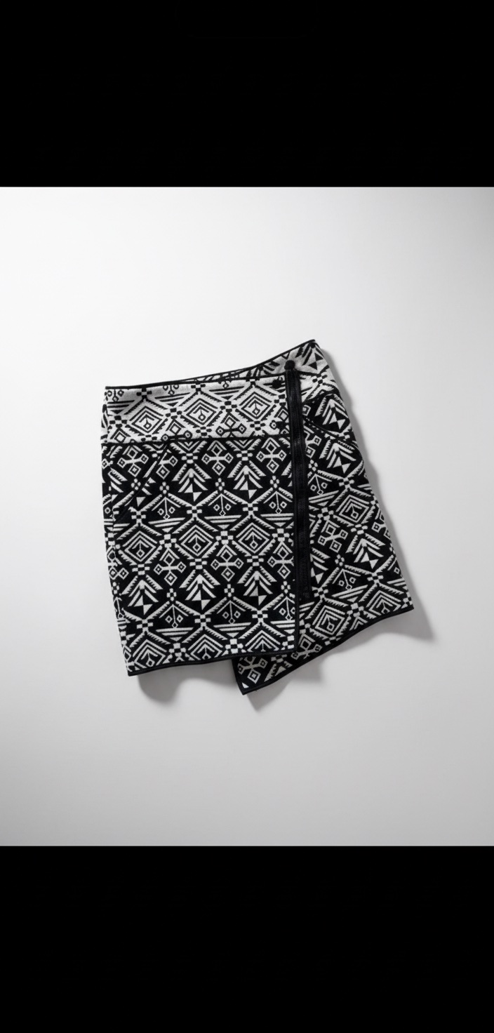 Jupe Noir et blanc S