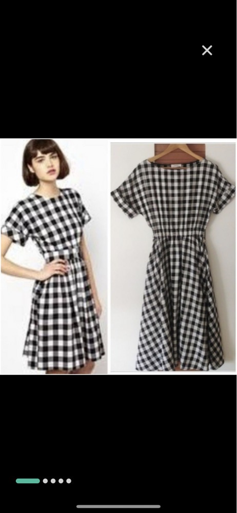 Robe à carreaux S