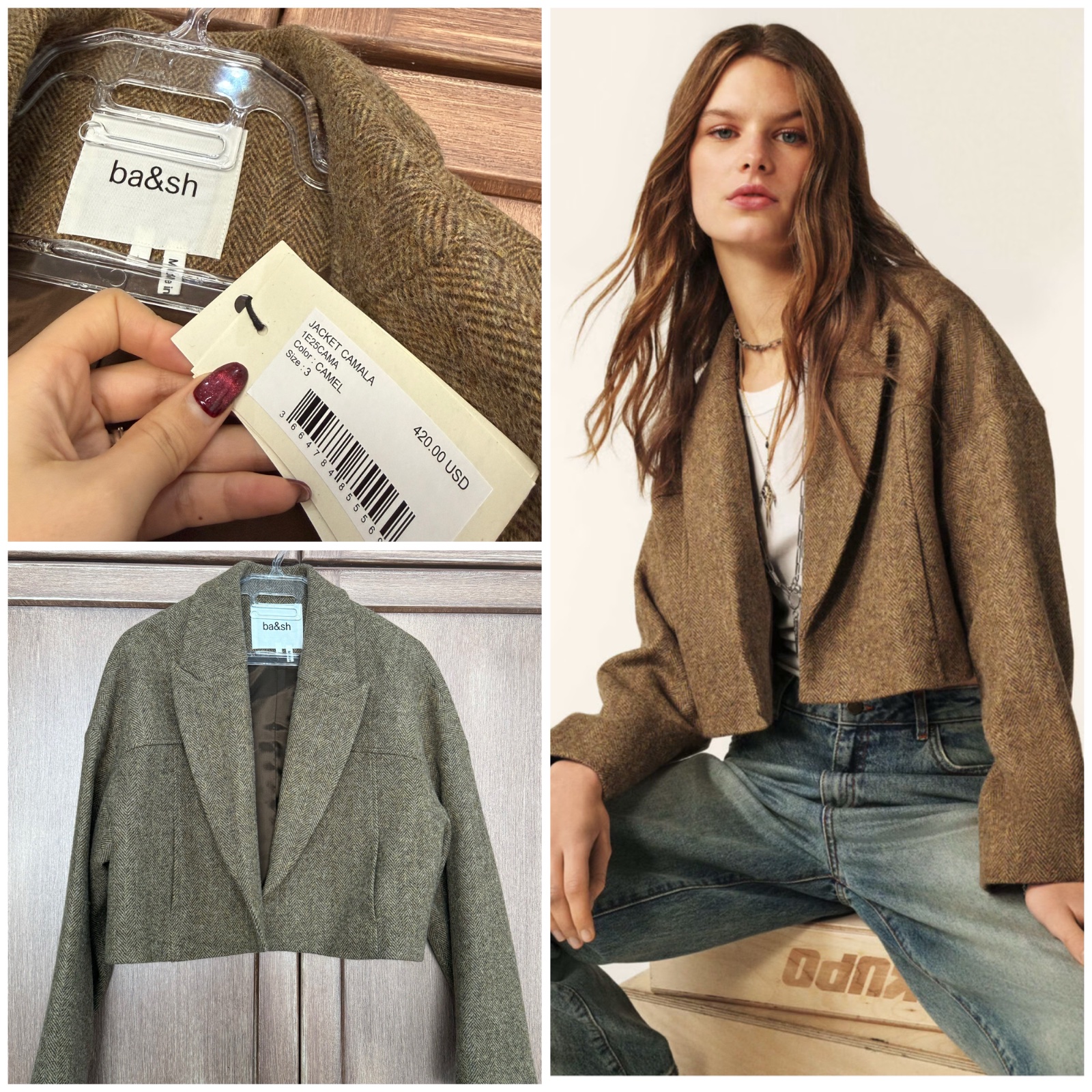 Ba&sh cropped jacket