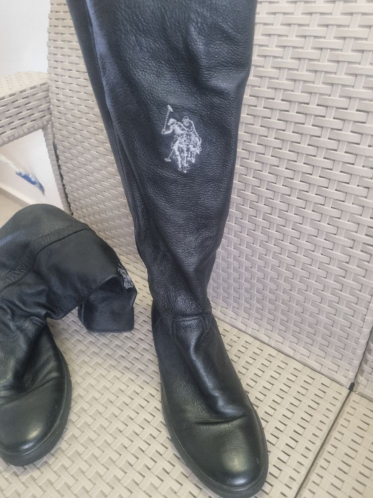 Des bottes polo en bon état 