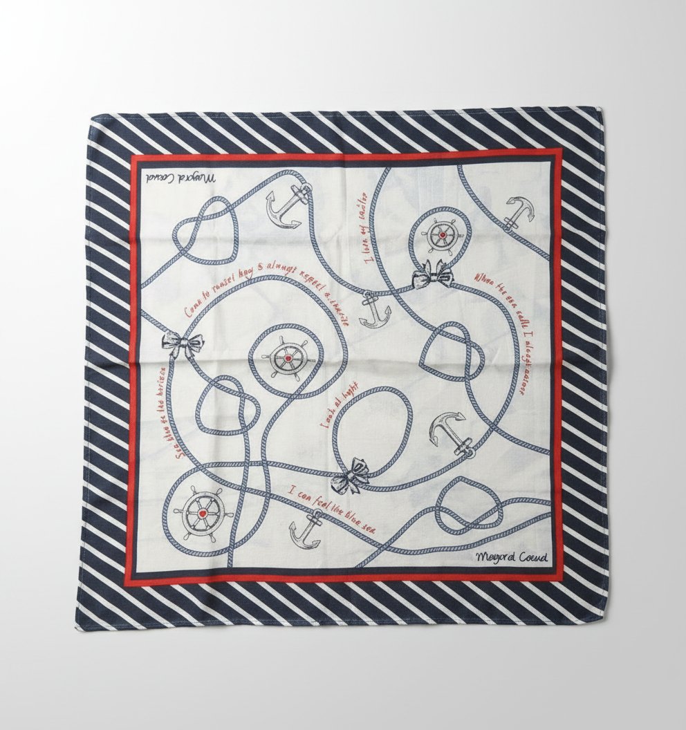 Foulard carré Mayoral Casual style marin