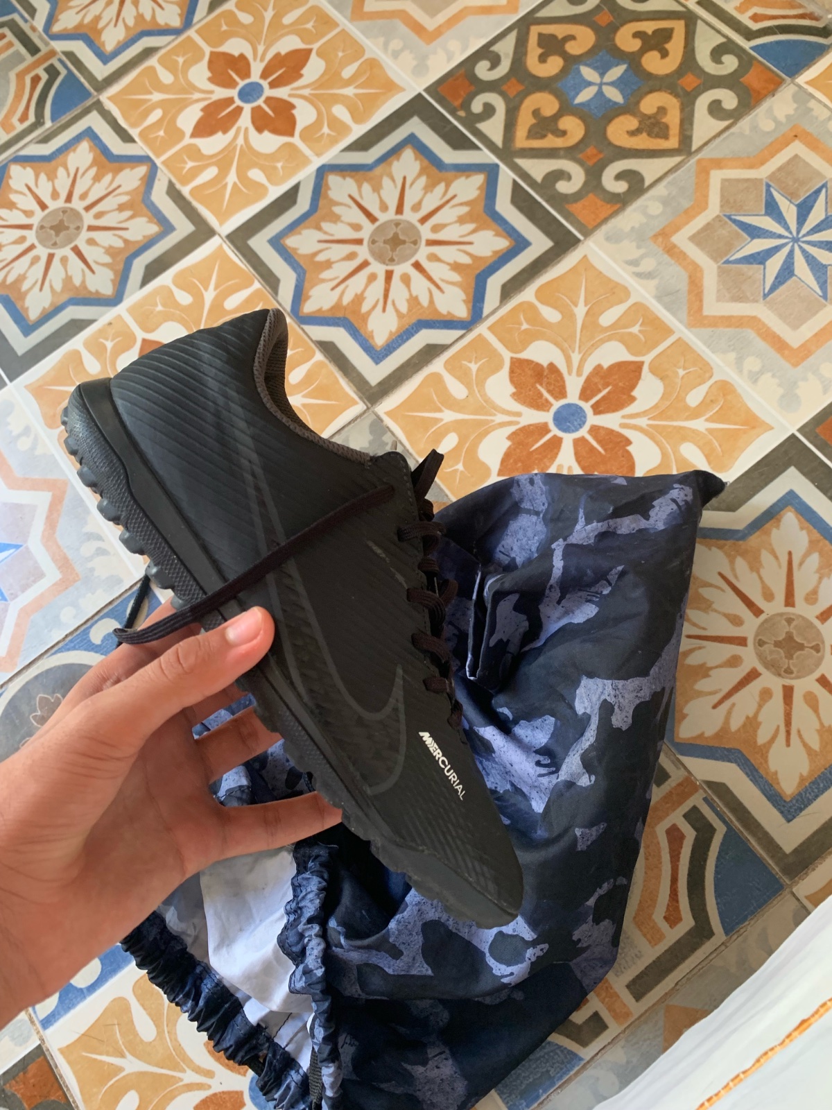 Demi crampon nike mercurial 