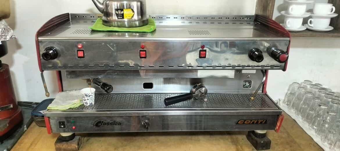 Conti Conti Classica 3 Group Commercial Espresso Machine – 1 Group Not Working