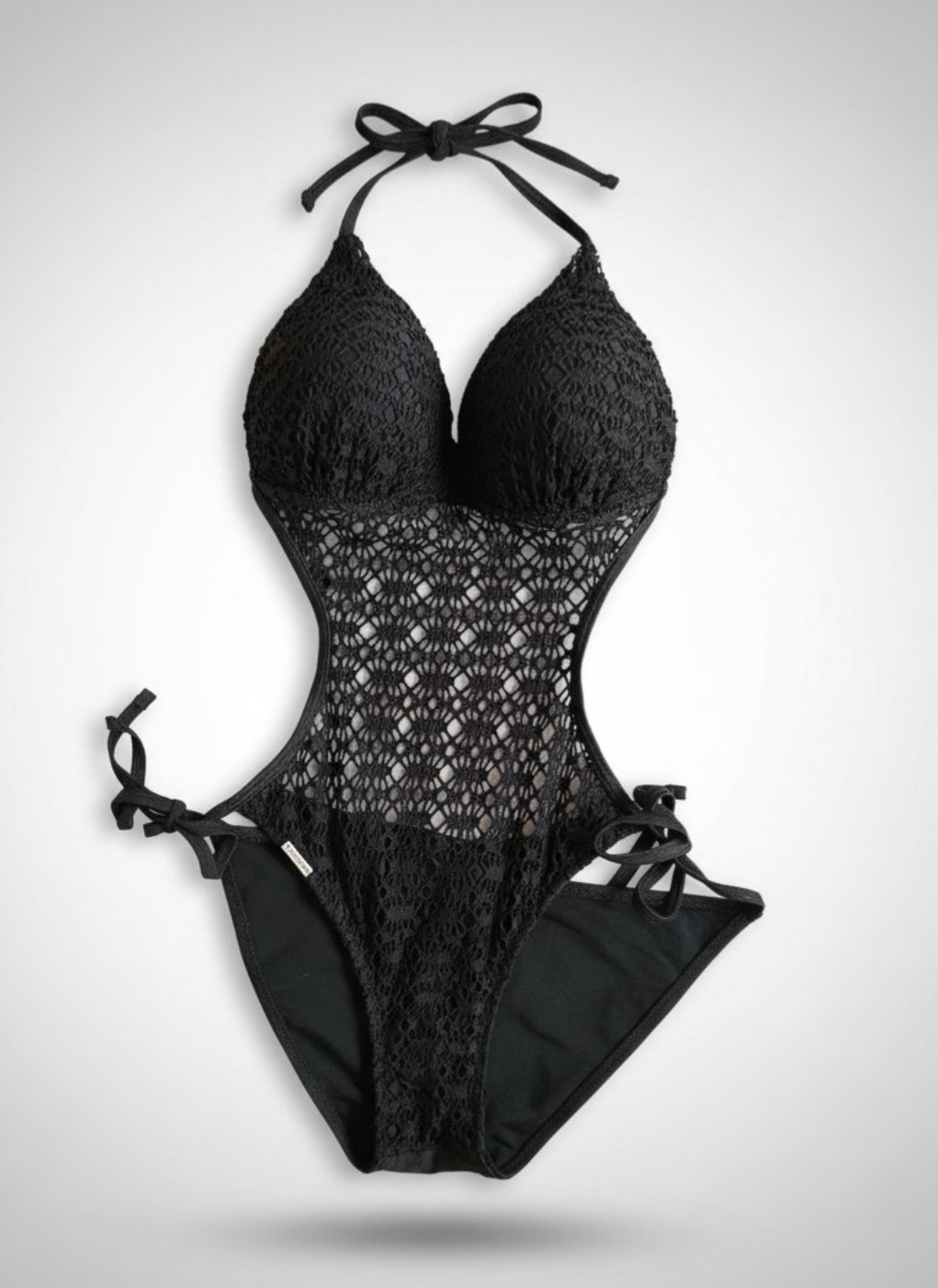 Maillot noir crochet 