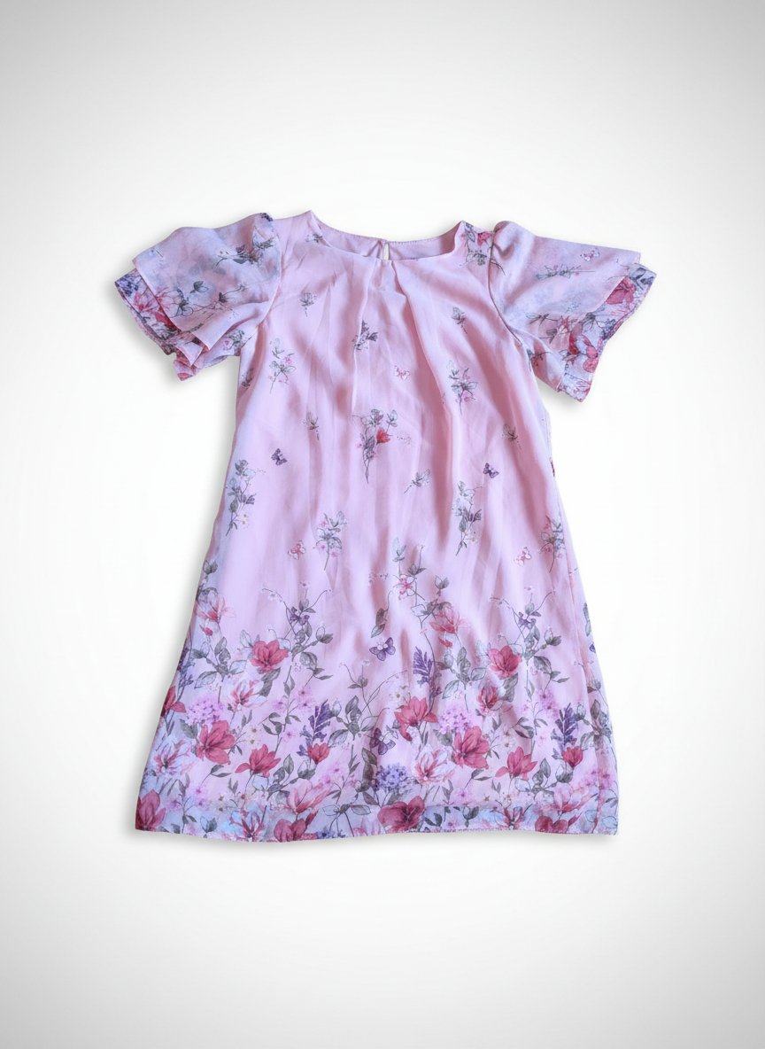 Robe rose fleury