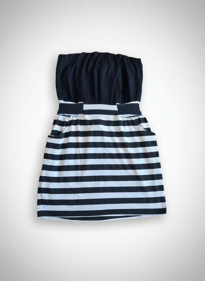 Robe noir et blanc