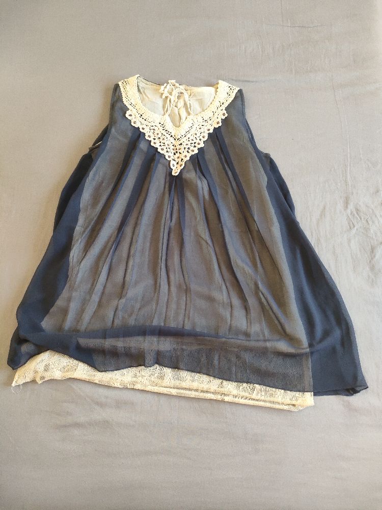 Chemise bleu avec doublure 