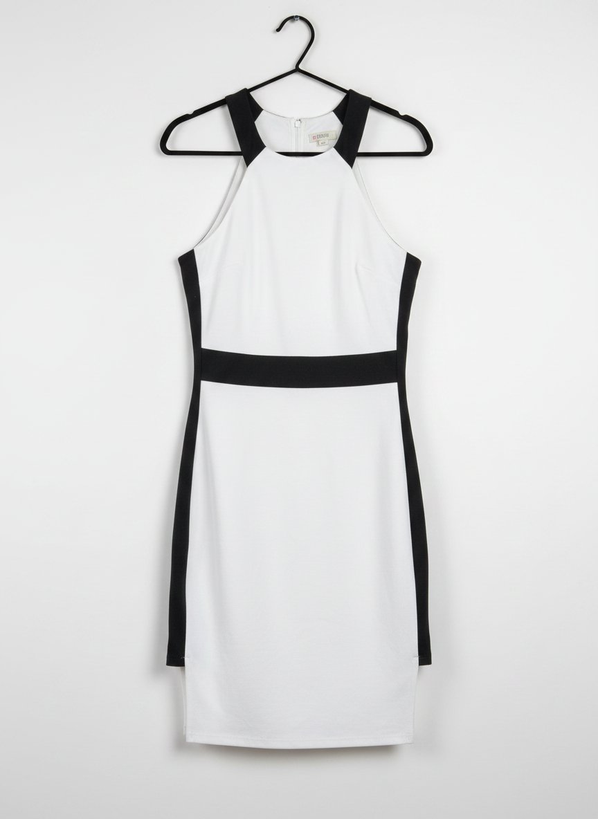 Robe blanc et noir