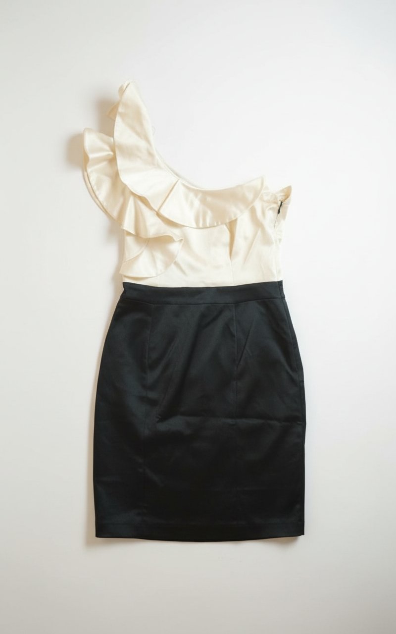 Robe noir et blanc 