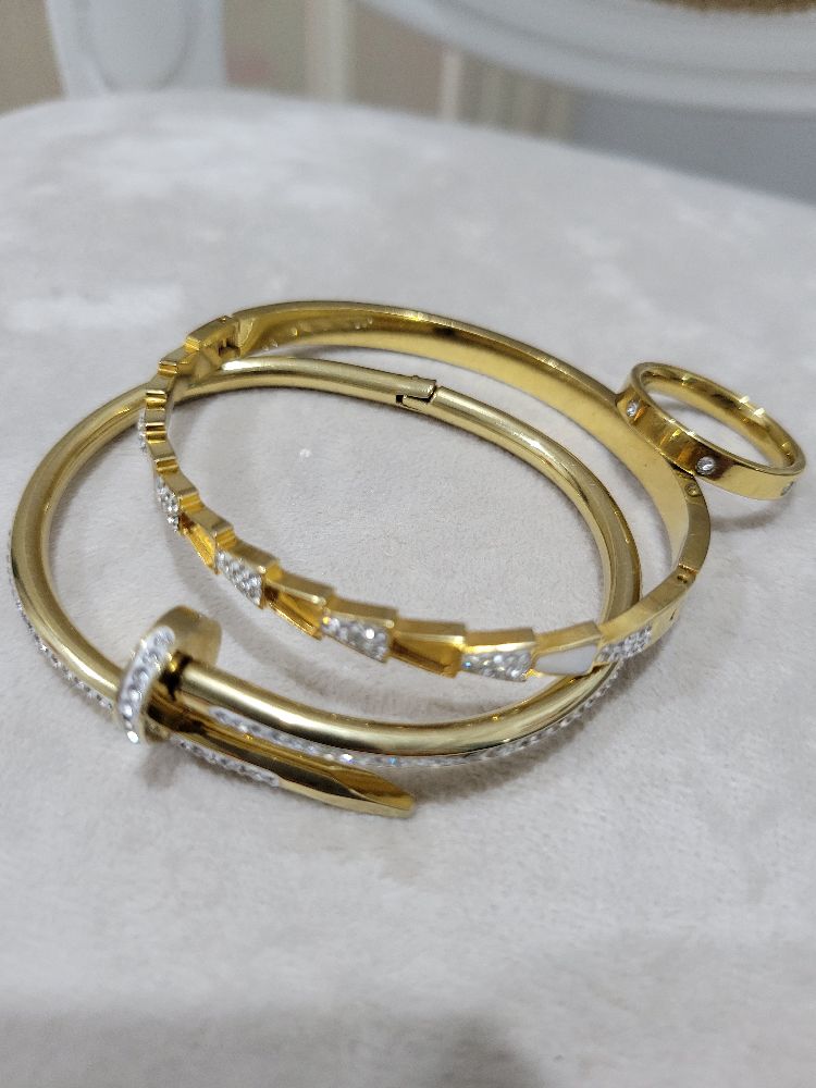 Bracelet 2- begue femmes plaquiyo acier inoxydable r..