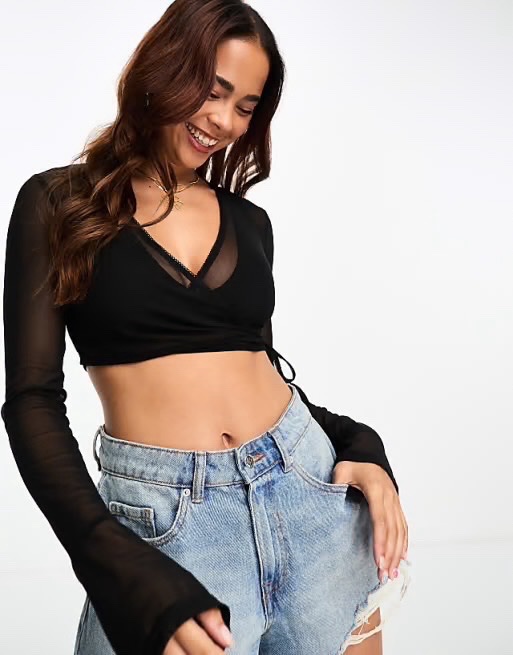 Haut court noir  Taille Xs/S