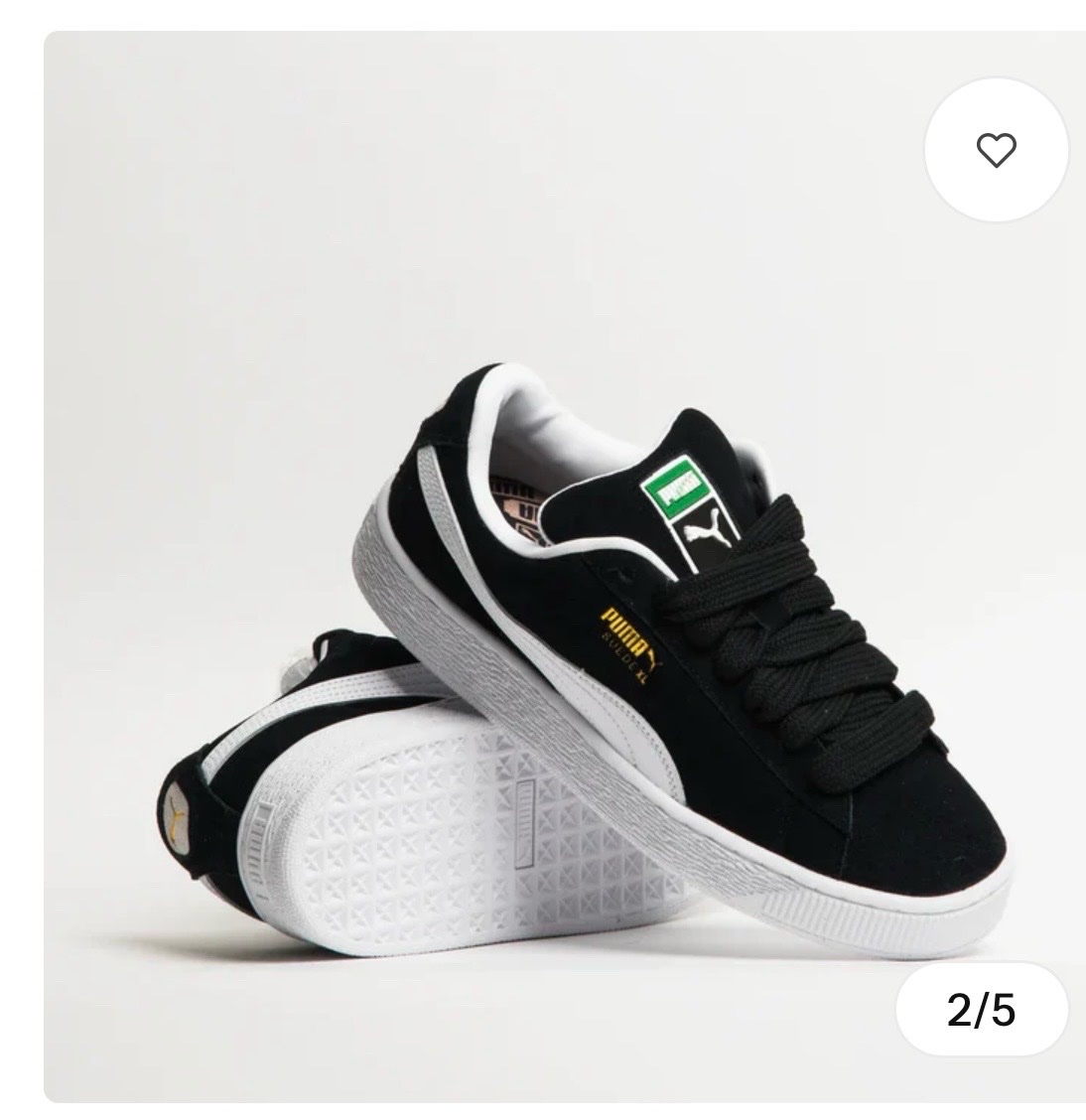     Puma Suede Classic Noir & Blanc