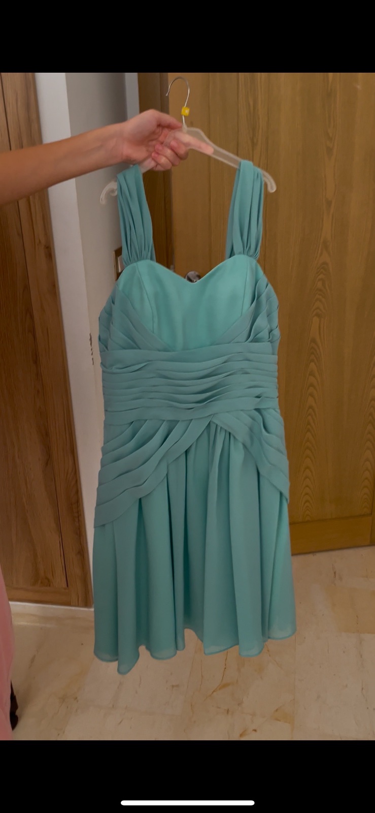 Robe bleu vert 
