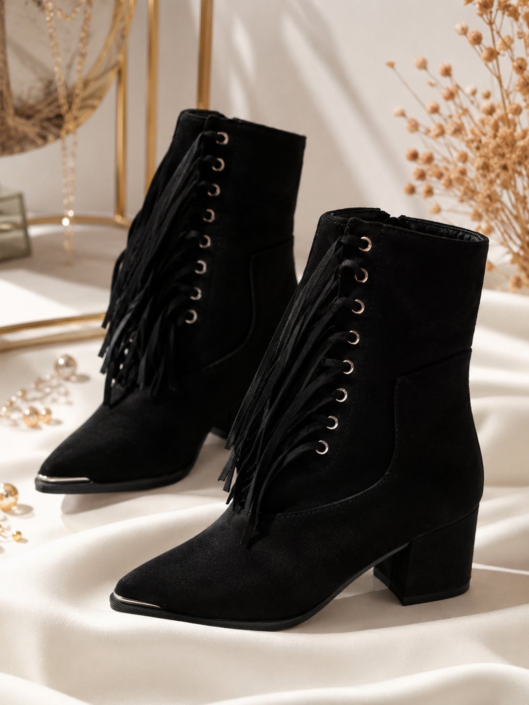 Bottines élégantes en noir 