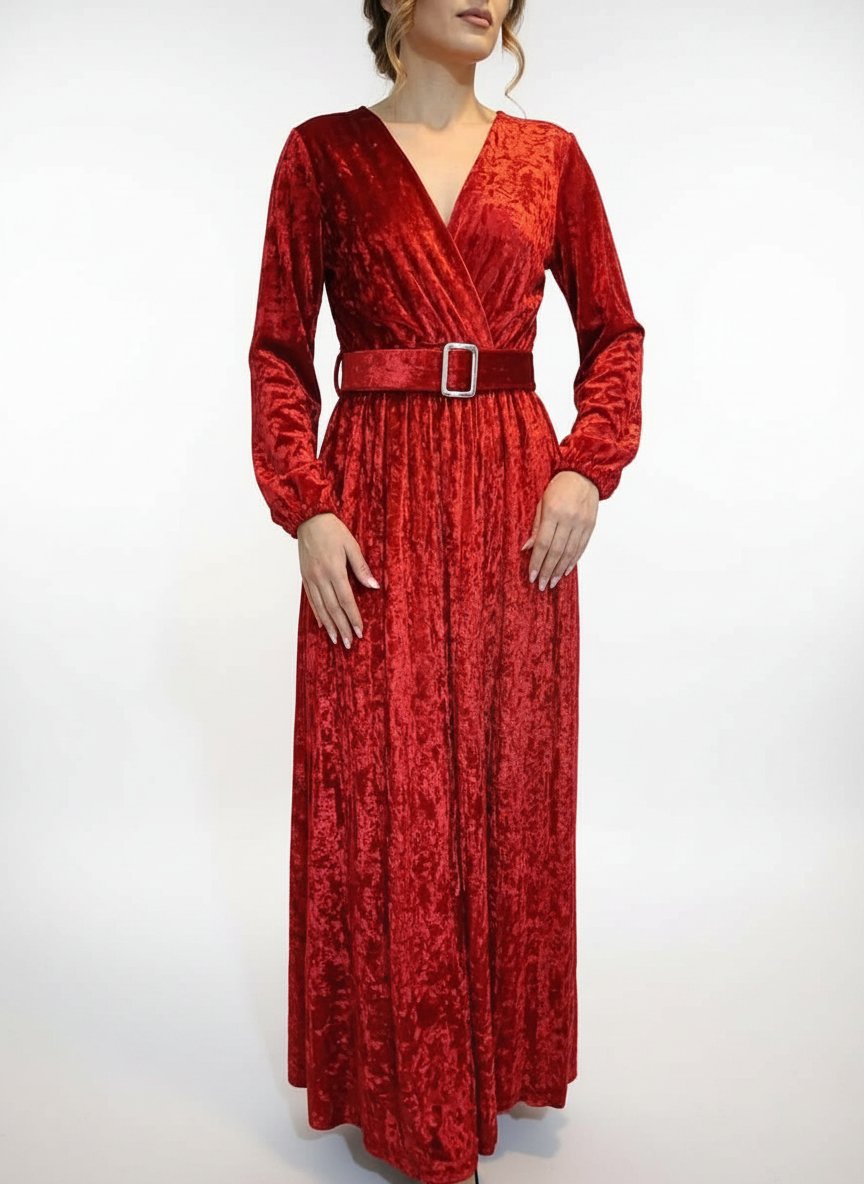 Robe soiree rouge 