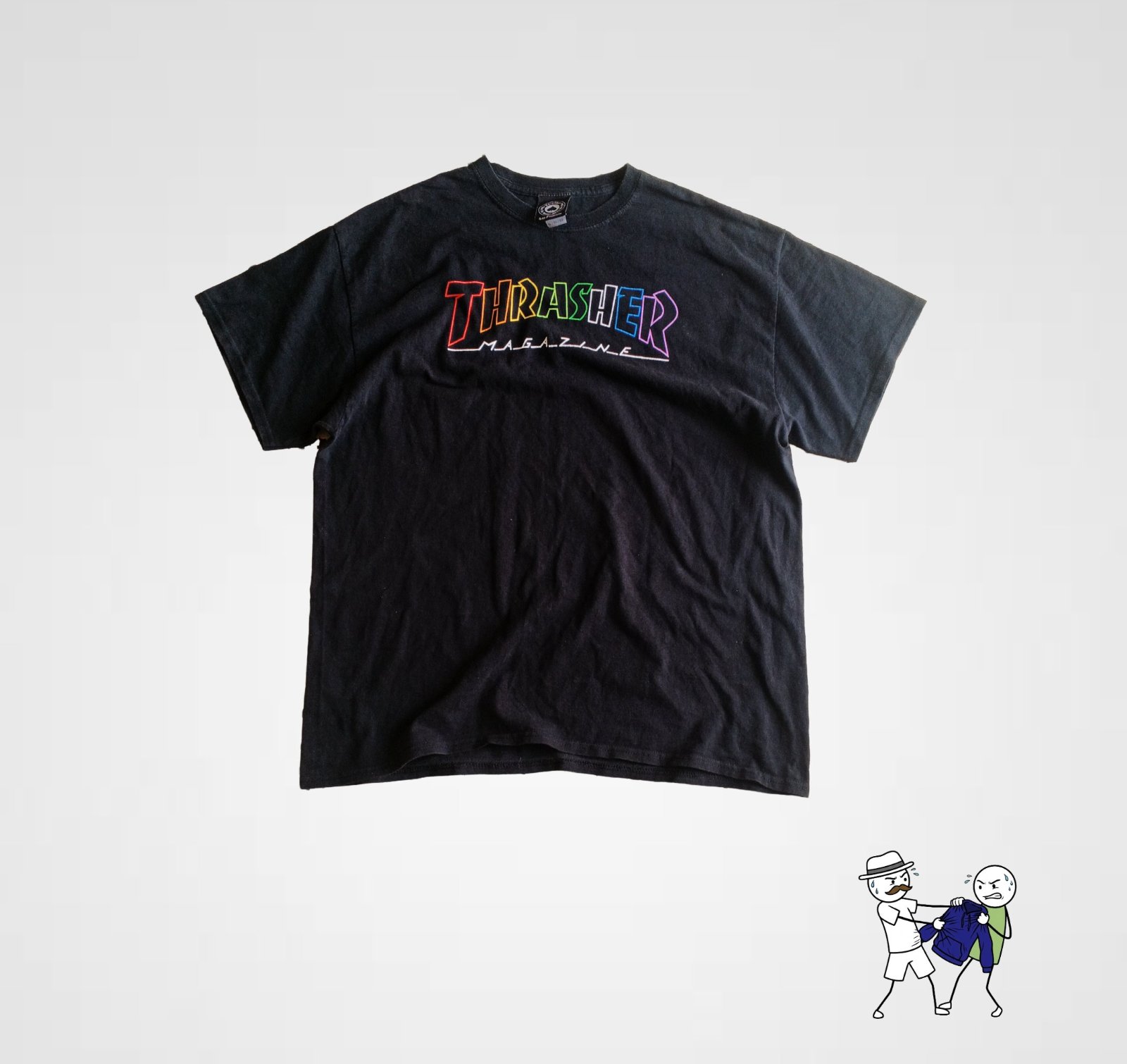 Thrasher Outlined Rainbow Mag T-shirt 