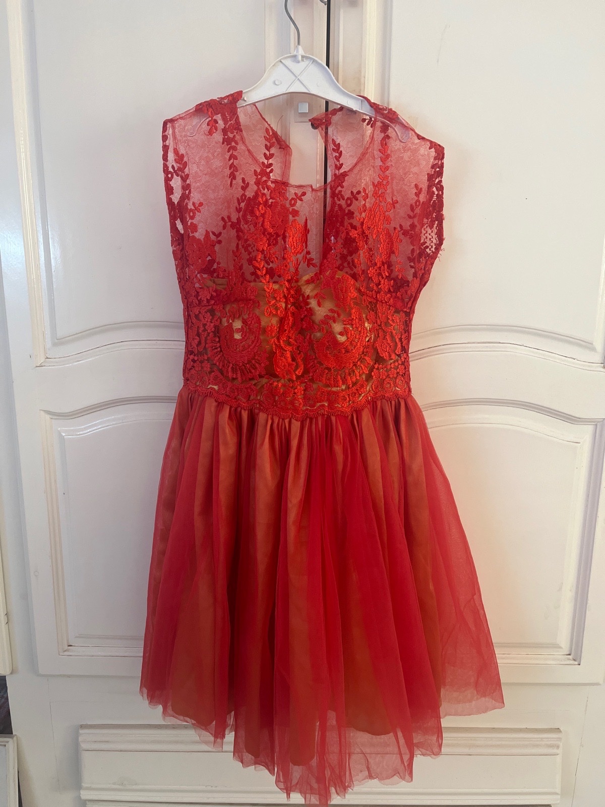 Robe soiree rouge 