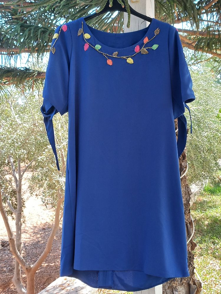 Robe bleu 