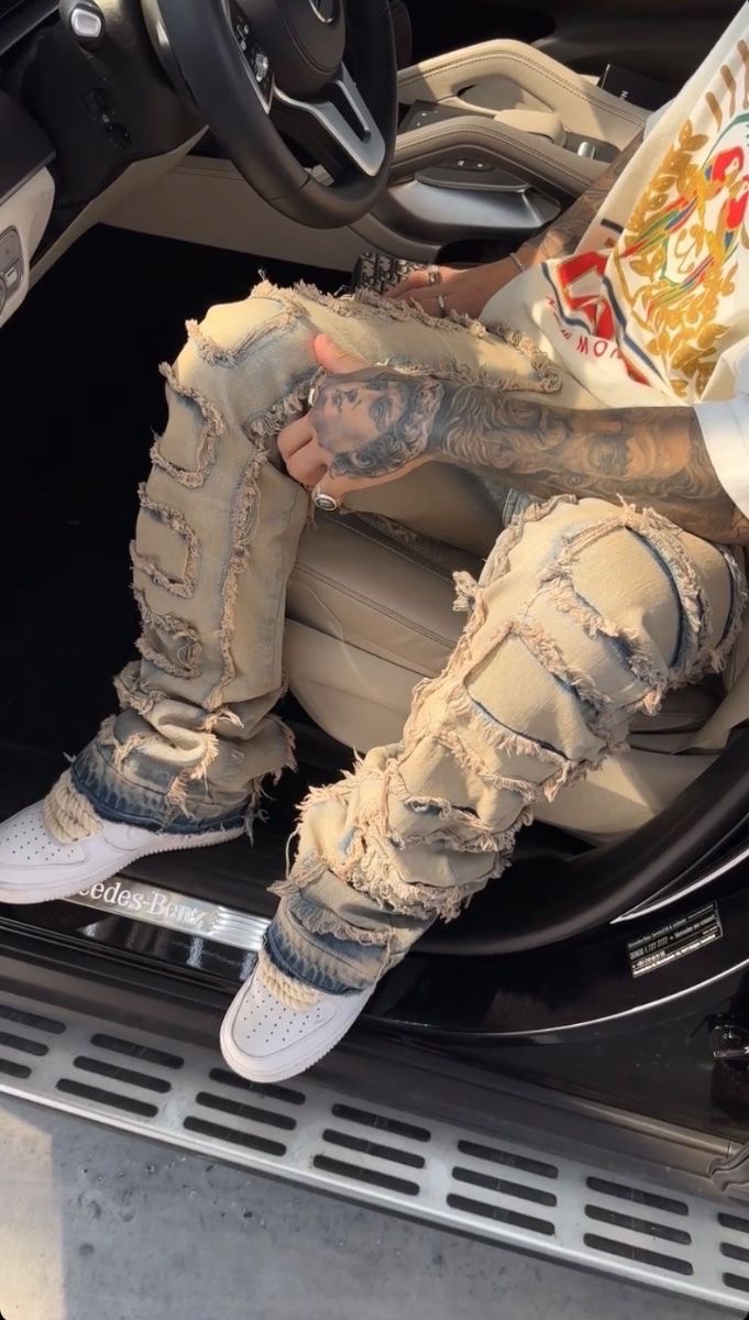 Stacked Distressed Flare 