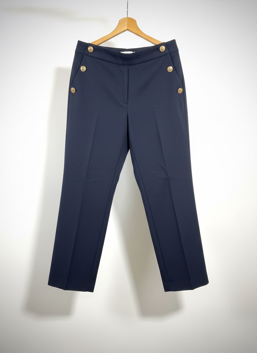 Pantalon zara bleu marine 