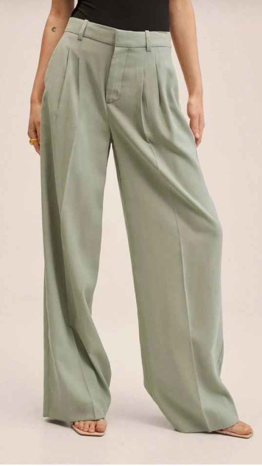 Pantalon large mango 
