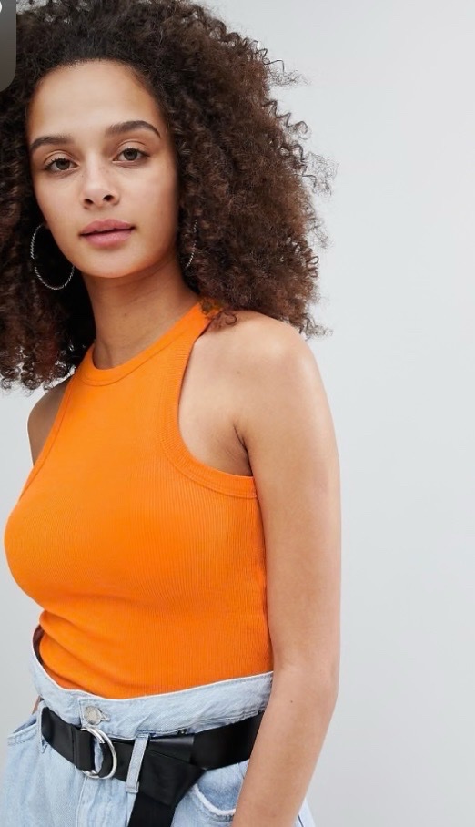 Débardeur orange promod
