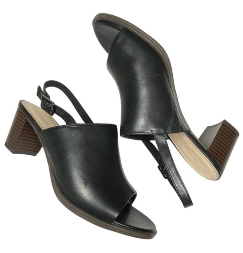 Sandales cuir noir maque jines 