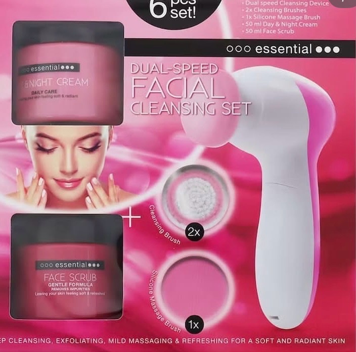 Système de. Nettoyage marque facial cleansing set