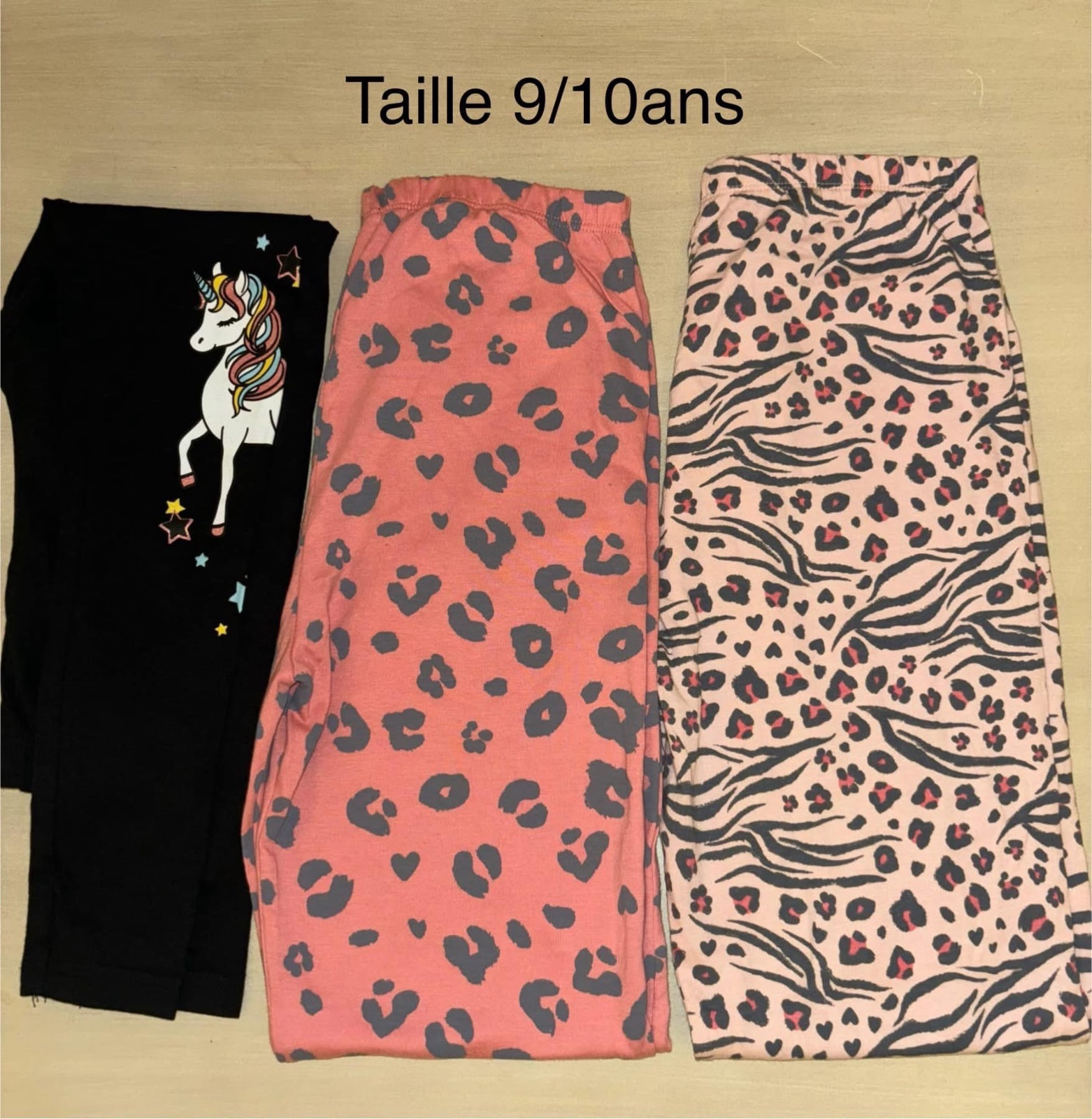 Lot 3 pantalons pyjamas cotton