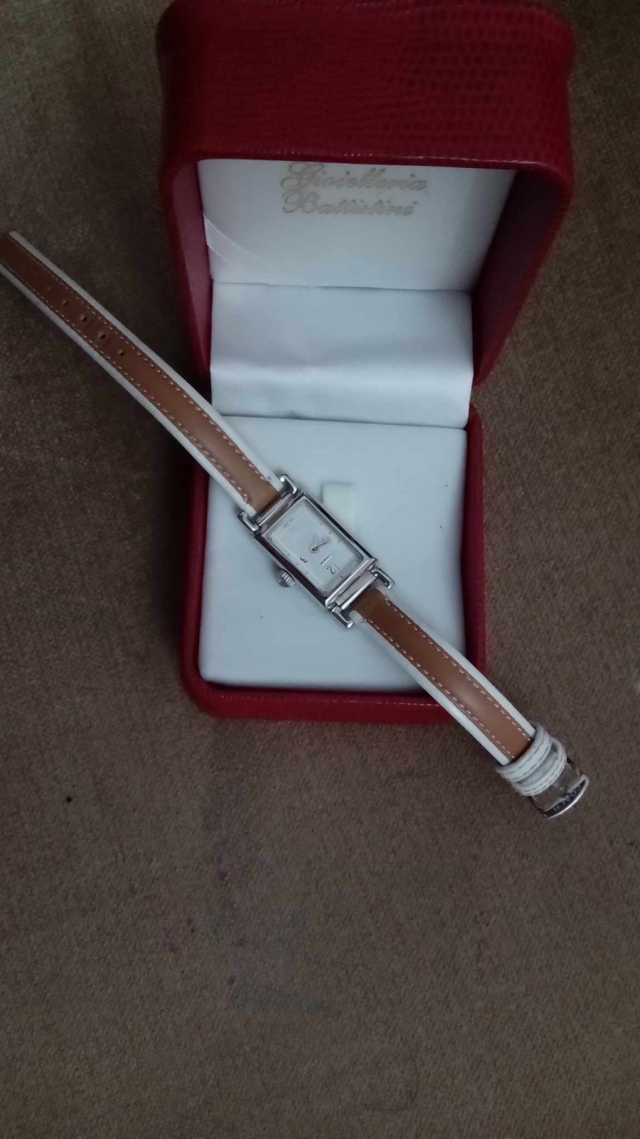 Montre-bracelet pour femme classique Coach bicolore cuir 