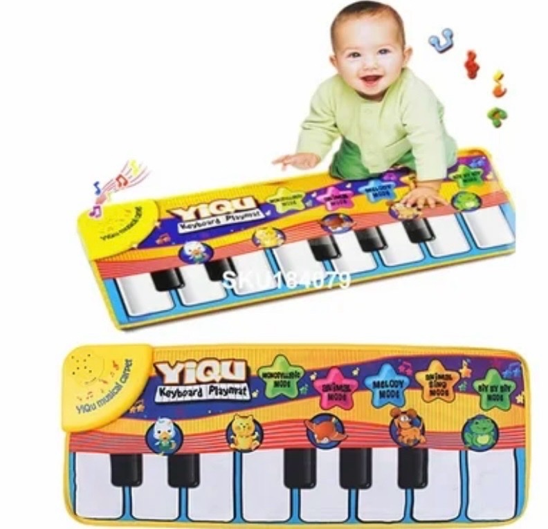 Un tapis de jeu musical yiqu en forme de clavier pour enfants