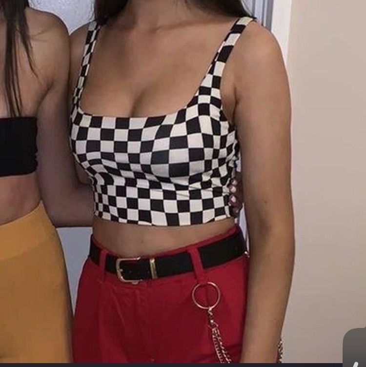 Top noir et blanc 