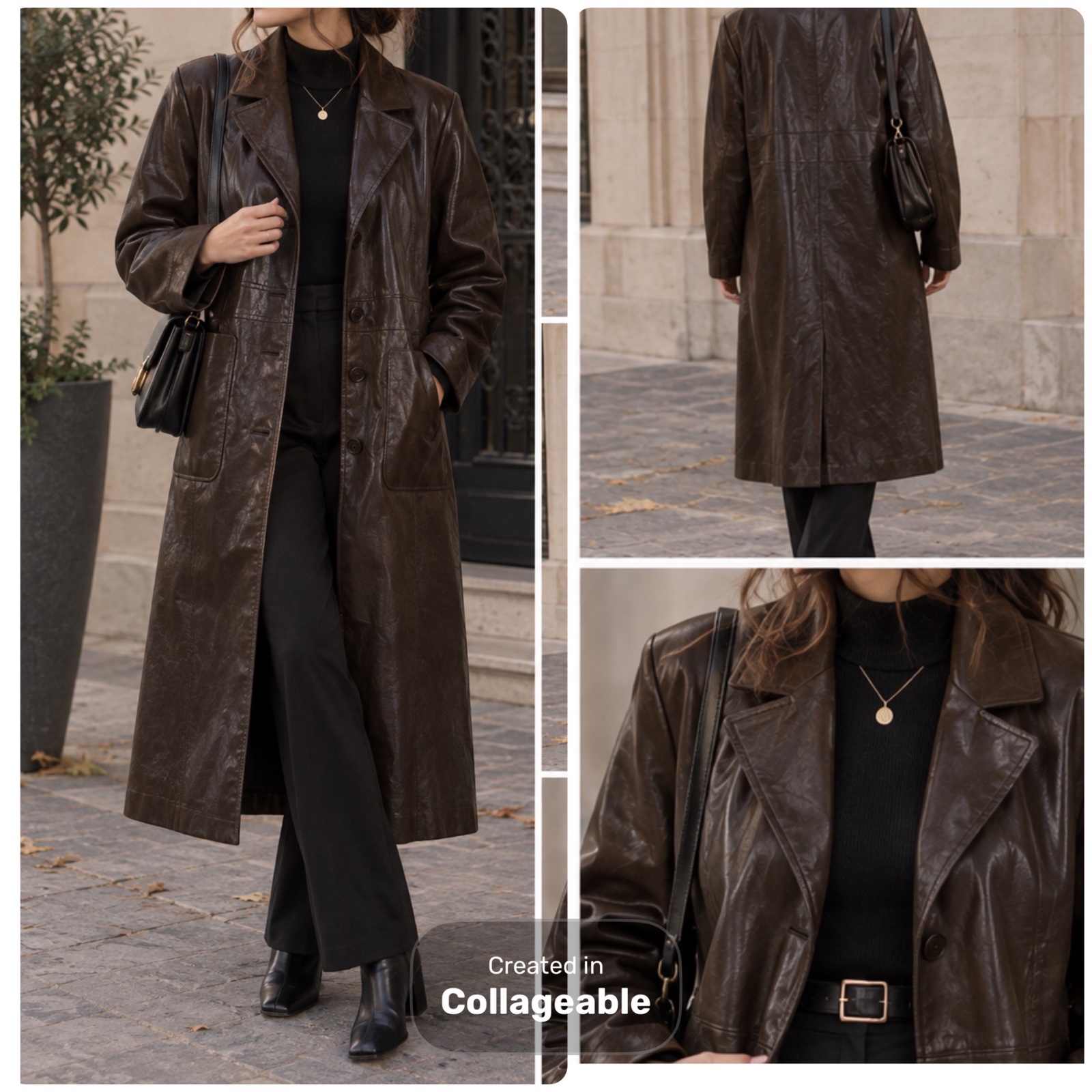 ❤️jolie Trench similicuir tt neuf  jamais porte taille m❤️