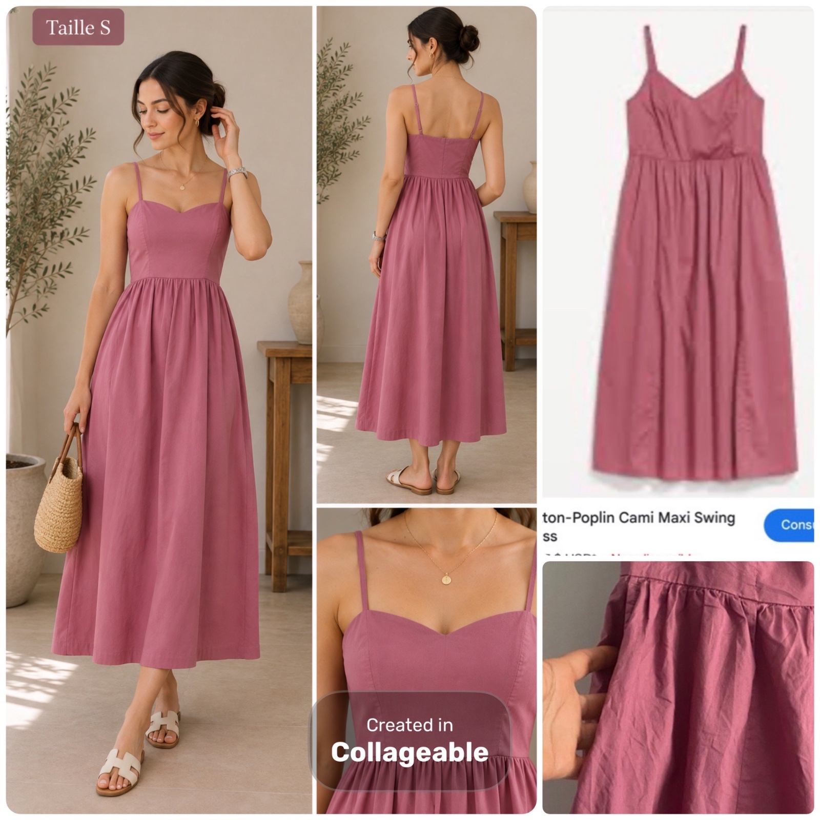 Jolie robe maxi 100% coton old navy 