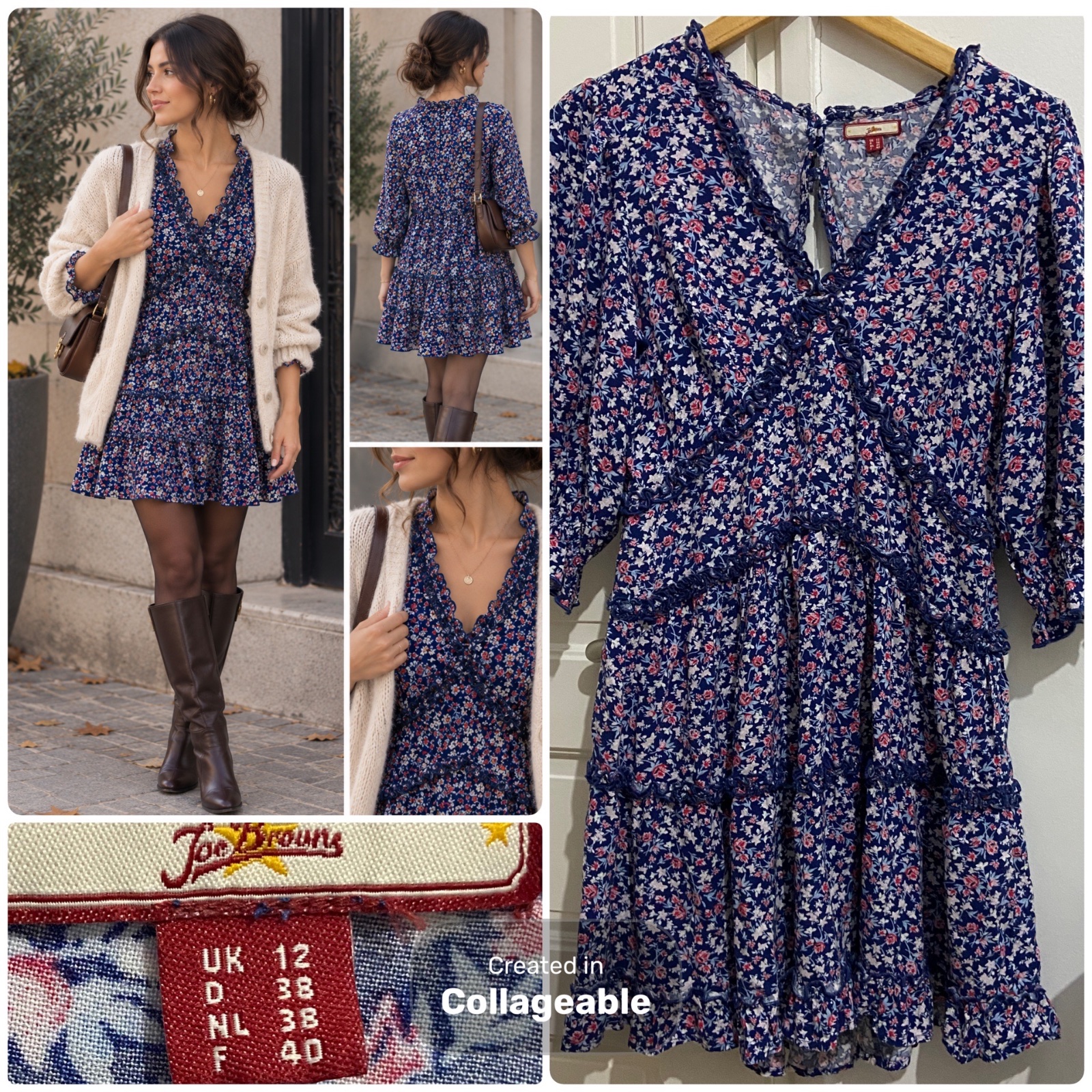 Robe a volants taille m
