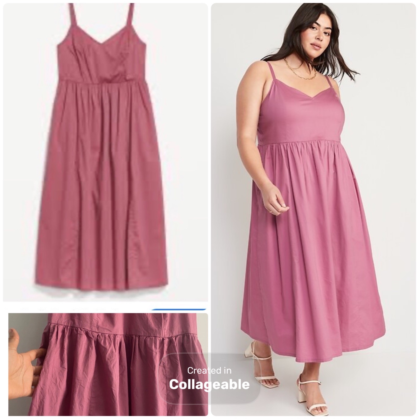 Robe rose maxi old navy taille s