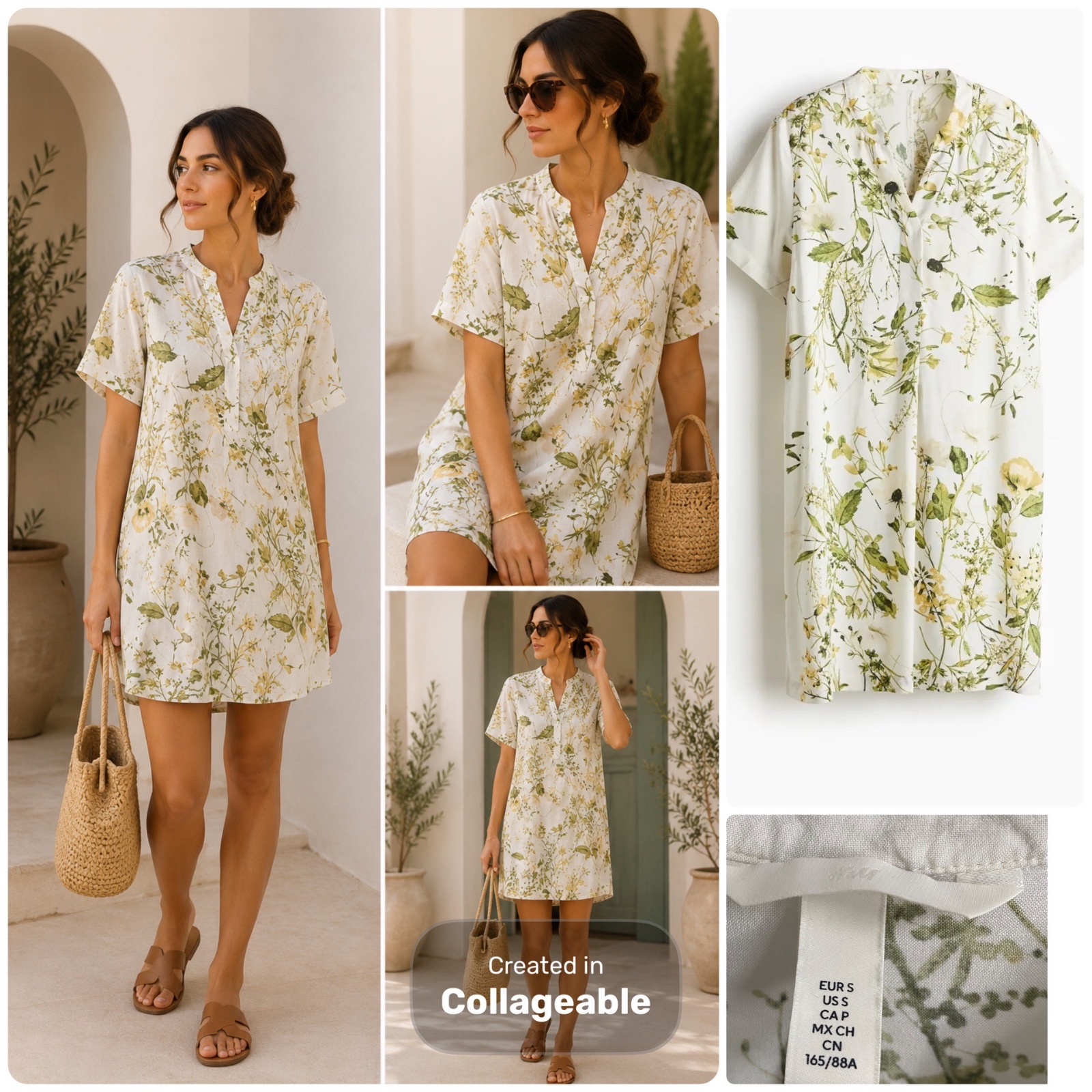 Tres jolie robe fluide en viscose h&m taille 36 tte neuve