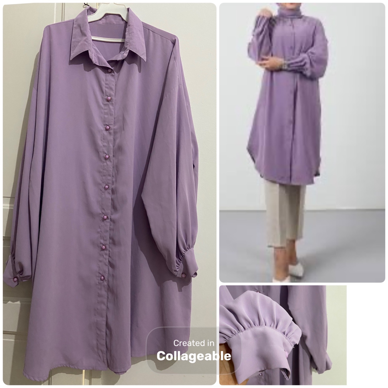 Robe Chemise fluide oversize