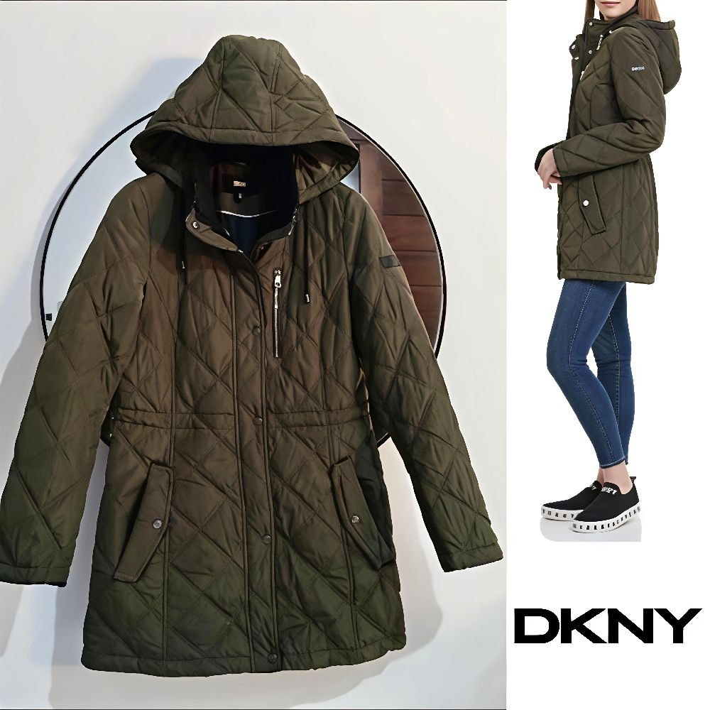 DKNY matelassée kaki neuve