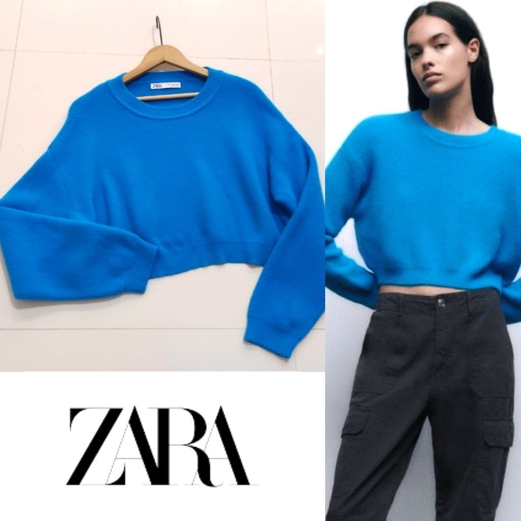 Pull Zara très soft cropped 