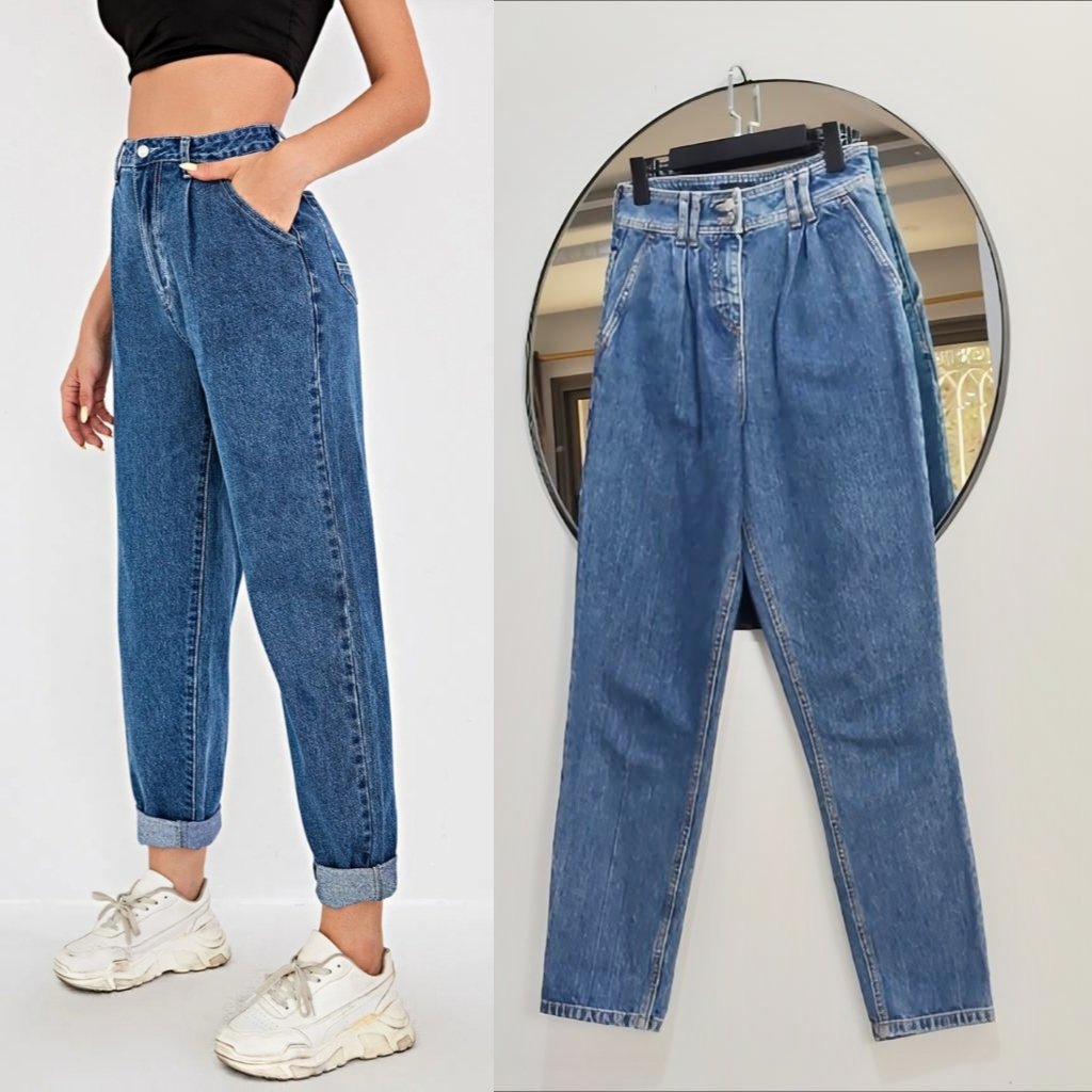 Jean Vero Moda à plis Taille Haute 